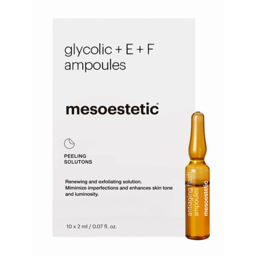 MESOESTETIC – Glycolic + Vitamin E + F Ampoule (10 Units)