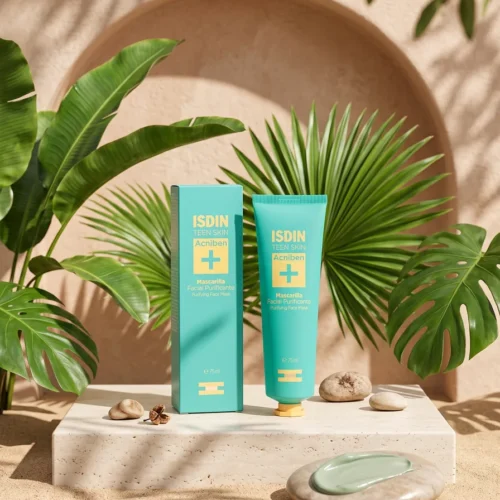 ISDIN Acniben Purifying Face Mask studio photo