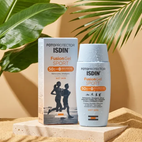 ISDIN Fusion Gel Sport SPF 50 studio photo