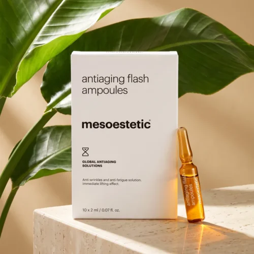 MESOESTETIC Anti-aging flash ampoules studio photo